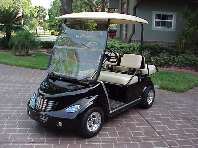 2005 Custom PT Cruiser 4 seater 42 Volt electric golf car cart 