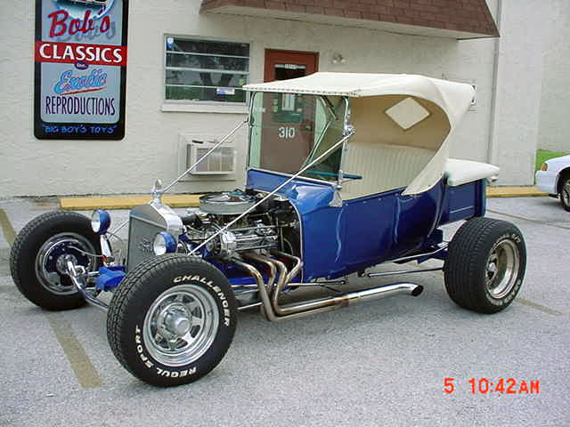 1923 Ford TBucketwith convertible top 3 speed manual modified 283 Chevy