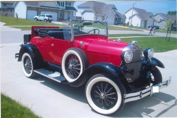 1929 Ford Model AShay replica Super Deluxe model just over 10000 miles 