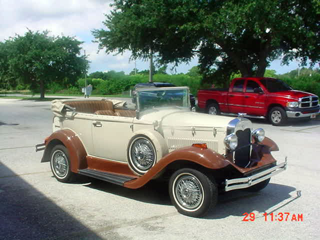 This is one of the improved 1931 Ford Model A Ford cars when Glassic sold 