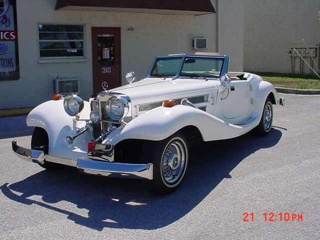 1934 Mercedes 500k Special Roadster with a 1934 Mercedes title 