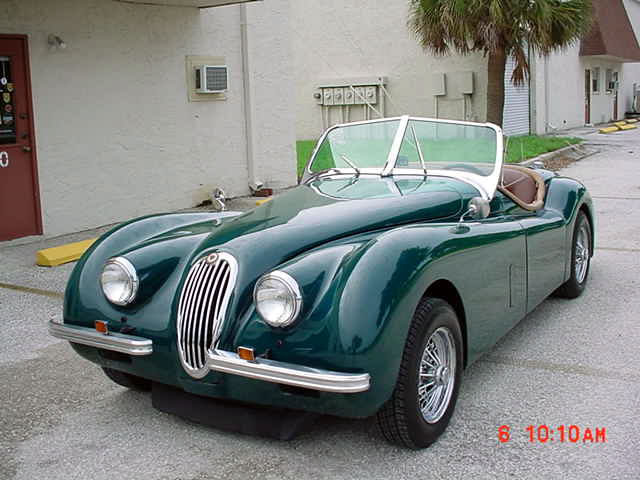 1952 Jaguar XK120 Replica With A Rare 1952 Custom Title 302V8 5 