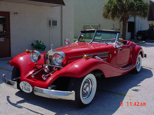 Mercedes 500k replica parts #4